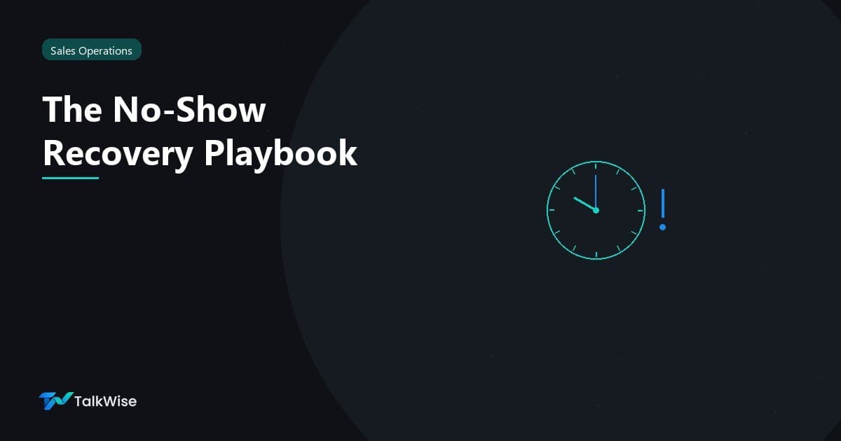 The No-Show Recovery Playbook: How AI Voice Agents Rescue Lost Meetings