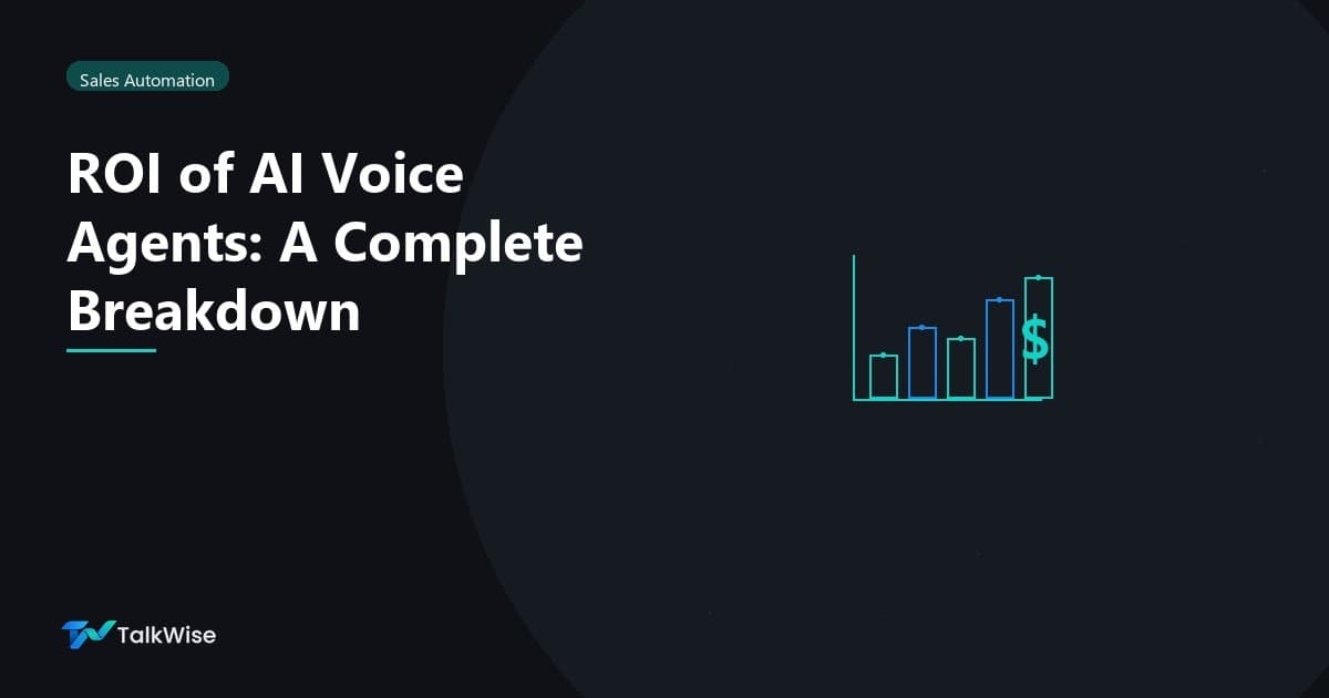 The Real ROI of AI Voice Agents: A Detailed Cost Breakdown vs. Human SDRs